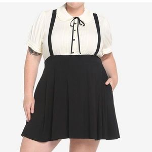 HOT TOPIC - Suspender Skater Skirt